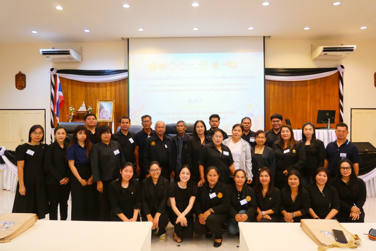 พช.นายายอาม่ใ เข้าร่วมโครงการเสริมสร้างศักยภาพกลไกการขับเคลื่อนงานทุนชุมชน กิจกรรมประชุมเพิ่มศักยภาพกลไกการขับเคลื่อนงานทุนชุมชนตามหลักธรรมาภิบาลและการพัฒนาเศรษฐกิจฐานราก ระดับภูมิภาค